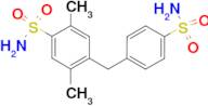 2,5-Dimethyl-4-(4-sulfamoyl-benzyl)-benzenesulfonamide