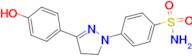 4-[3-(4-Hydroxy-phenyl)-4,5-dihydro-pyrazol-1-yl]-benzenesulfonamide