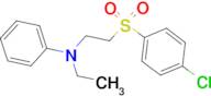 [2-(4-Chloro-benzenesulfonyl)-ethyl]-ethyl-phenyl-amine