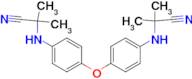 2-(4-{4-[(Cyano-dimethyl-methyl)-amino]-phenoxy}-phenylamino)-2-methyl-propionitrile