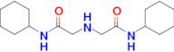 N-Cyclohexyl-2-(cyclohexylcarbamoylmethylamino)acetamide