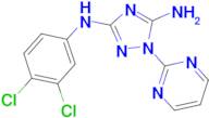 N3-(3,4-Dichloro-phenyl)-1-pyrimidin-2-yl-1H-[1,2,4]triazole-3,5-diamine