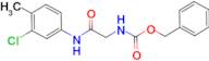 [(3-Chloro-4-methyl-phenylcarbamoyl)-methyl]-carbamic acid benzyl ester