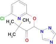 1-(6-Chloropyridin-2-yloxy)-3,3-dimethyl-1-[1,2,4]triazol-1-yl-butan-2-one