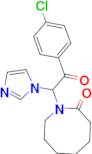 1-[2-(4-Chloro-phenyl)-1-imidazol-1-yl-2-oxo-ethyl]-azocan-2-one