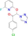 1-(4-Chloro-phenyl)-2-(6-fluoro-pyridin-2-yloxy)-2-[1,2,4]triazol-1-yl-ethanone