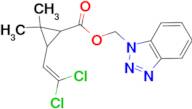3-(2,2-Dichloro-vinyl)-2,2-dimethyl-cyclopropanecarboxylic acid benzotriazol-1-ylmethyl ester