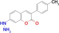 7-Hydrazino-3-p-tolyl-chromen-2-one