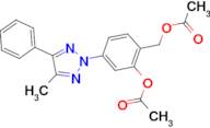 Acetic acid 2-acetoxymethyl-5-(4-methyl-5-phenyl-[1,2,3]triazol-2-yl)-phenyl ester