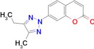 7-(4-Ethyl-5-methyl-[1,2,3]triazol-2-yl)-chromen-2-one