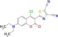2-(4-Chloro-7-diethylamino-2-oxo-2H-chromen-3-yl)-thiazole-4,5-dicarbonitrile