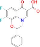 8,9-Difluoro-6-oxo-2-phenyl-2,3-dihydro-6H-1-oxa-3a-aza-phenalene-5-carboxylic acid