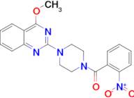 [4-(4-Methoxy-quinazolin-2-yl)-piperazin-1-yl]-(2-nitro-phenyl)-methanone