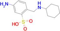 5-Amino-2-cyclohexylaminomethyl-benzenesulfonic acid