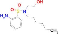 2-Amino-N-hexyl-N-(2-hydroxy-ethyl)-benzenesulfonamide