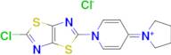 1-[1-(5-Chloro-thiazolo[5,4-d]thiazol-2-yl)-1H-pyridin-4-ylidene]-pyrrolidinium; chloride