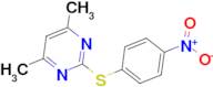 4,6-Dimethyl-2-[(4-nitrophenyl)thio]pyrimidine