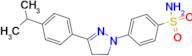 4-[3-(4-Isopropyl-phenyl)-4,5-dihydro-pyrazol-1-yl]-benzenesulfonamide