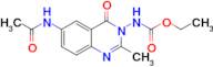 (6-Acetylamino-2-methyl-4-oxo-4H-quinazolin-3-yl)-carbamic acid ethyl ester