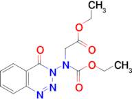 [Ethoxycarbonyl-(4-oxo-4H-benzo[d][1,2,3]triazin-3-yl)-amino]-acetic acid ethyl ester