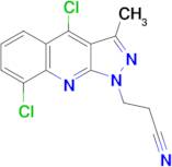 3-(4,8-Dichloro-3-methyl-pyrazolo[3,4-b]quinolin-1-yl)-propionitrile