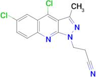 3-(4,6-Dichloro-3-methyl-pyrazolo[3,4-b]quinolin-1-yl)-propionitrile