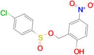 4-Chloro-benzenesulfinic acid 2-hydroxy-5-nitro-benzyl ester