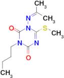 3-Butyl-1-isopropylideneamino-6-methylsulfanyl-1H-[1,3,5]triazine-2,4-dione