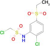 C-Chloro-N-(2-chloro-5-ethanesulfonyl-phenyl)-methanesulfonamide