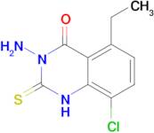 3-Amino-8-chloro-5-ethyl-2-thioxo-2,3-dihydro-1H-quinazolin-4-one