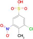 3-Chloro-4-methyl-5-nitro-benzenesulfonic acid