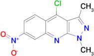 4-Chloro-1,3-dimethyl-7-nitro-1H-pyrazolo[3,4-b]quinoline