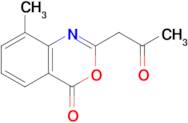 8-Methyl-2-(2-oxo-propyl)-benzo[d][1,3]oxazin-4-one