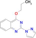 4-Propoxy-2-pyrazol-1-yl-quinazoline