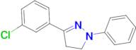 3-(3-Chloro-phenyl)-1-phenyl-4,5-dihydro-1H-pyrazole