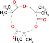 3,3,7,7,11,11-Hexamethyl-1,5,9trioxa-cyclododecane-2,6,10-trione