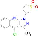 4-Chloro-1-(1,1-dioxo-tetrahydro-16-thiophen-3-yl)-3-methyl-1H-pyrazolo[3,4-b]quinoline