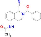 N-(2-Benzoyl-1-cyano-1,2-dihydro-isoquinolin-5-yl)-acetamide