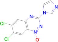 6,7-Dichloro-3-imidazol-1-yl-benzo[1,2,4]triazine 1-oxide