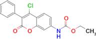 (4-Chloro-2-oxo-3-phenyl-2H-chromen-7-yl)-carbamic acid ethyl ester