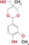 4-(5-Hydroxymethyl-5-methyl-[1,3]dioxan-2-yl)-2-methoxy-phenol