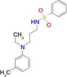 N-[3-(Ethyl-m-tolyl-amino)-propyl]-benzenesulfonamide