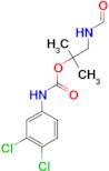 (3,4-Dichloro-phenyl)-carbamic acid 2-formylamino-1,1-dimethyl-ethyl ester