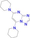 5,7-Di-piperidin-1-yl-[1,2,4]triazolo[1,5-a]pyrimidine