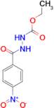 N'-(4-NITRO-BENZOYL)-HYDRAZINECARBOXYLIC ACID ETHYL ESTER