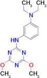 N-(4,6-Dimethoxy-[1,3,5]triazin-2-yl)-N',N'-diethyl-benzene-1,3-diamine