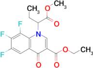 6,7,8-Trifluoro-1-(1-methoxycarbonyl-propyl)-4-oxo-1,4-dihydro-quinoline-3-carboxylic acid ethyl e…