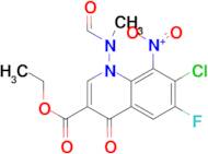 7-Chloro-6-fluoro-1-(formyl-methyl-amino)-8-nitro-4-oxo-1,4-dihydro-quinoline-3-carboxylic acid ...