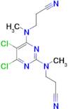 3-({4,5-Dichloro-6-[(2-cyano-ethyl)-methyl-amino]-pyrimidin-2-yl}-methyl-amino)-propionitrile