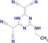 2-(6-Dicyanomethylene-4-ethylamino-5,6-dihydro-1H-[1,3,5]triazin-2-ylidene)-malononitrile